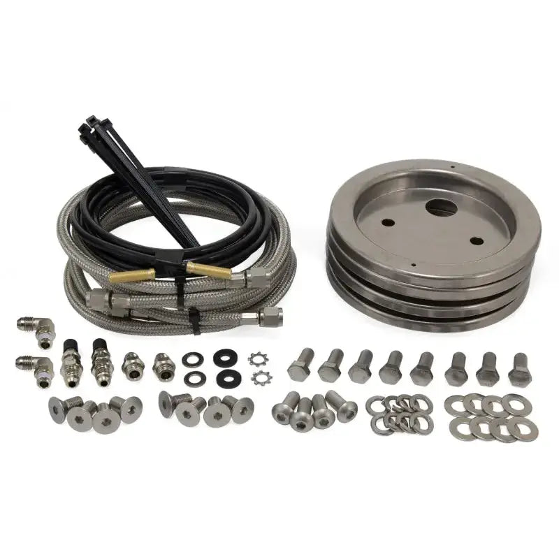 Air Lift Loadlifter 5000 Ultimate Plus Complete Stainless Steel Lines Upgrade Kit (Inc 4 Plates) - Truck & Automotive