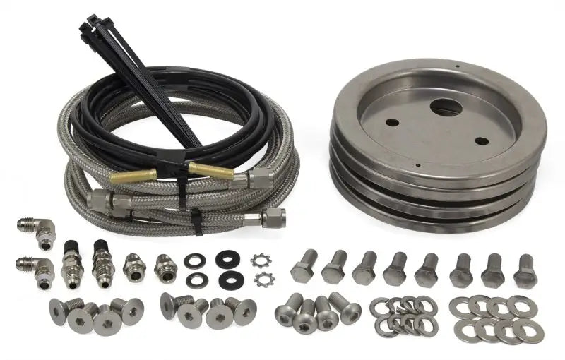 Air Lift Loadlifter 5000 Ultimate Plus Complete Stainless Steel Lines Upgrade Kit (Inc 4 Plates) - Truck & Automotive
