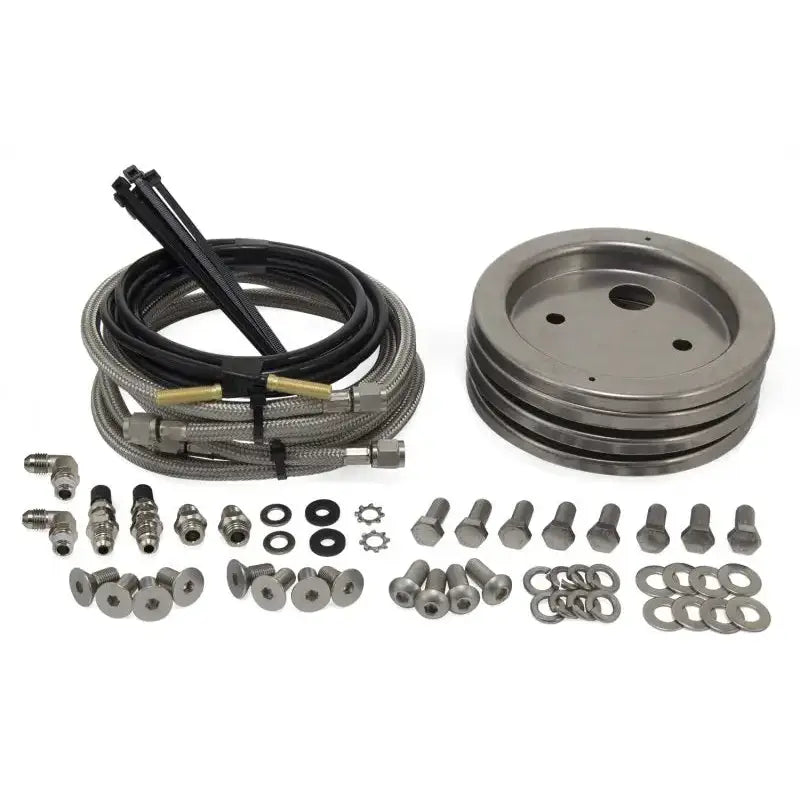 Air Lift Loadlifter 5000 Ultimate Plus Complete Stainless Steel Lines Upgrade Kit (Inc 4 Plates) - Truck & Automotive