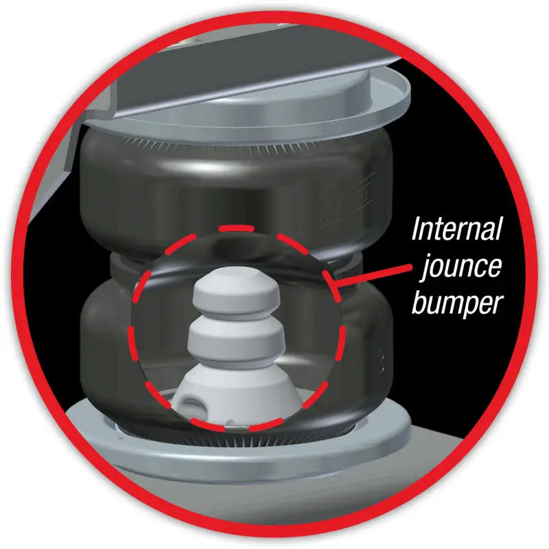 Air Lift Replacement Spring - Loadlifter 5000 Ultimate Bellows Type w/ internal Jounce Bumper - Powersports