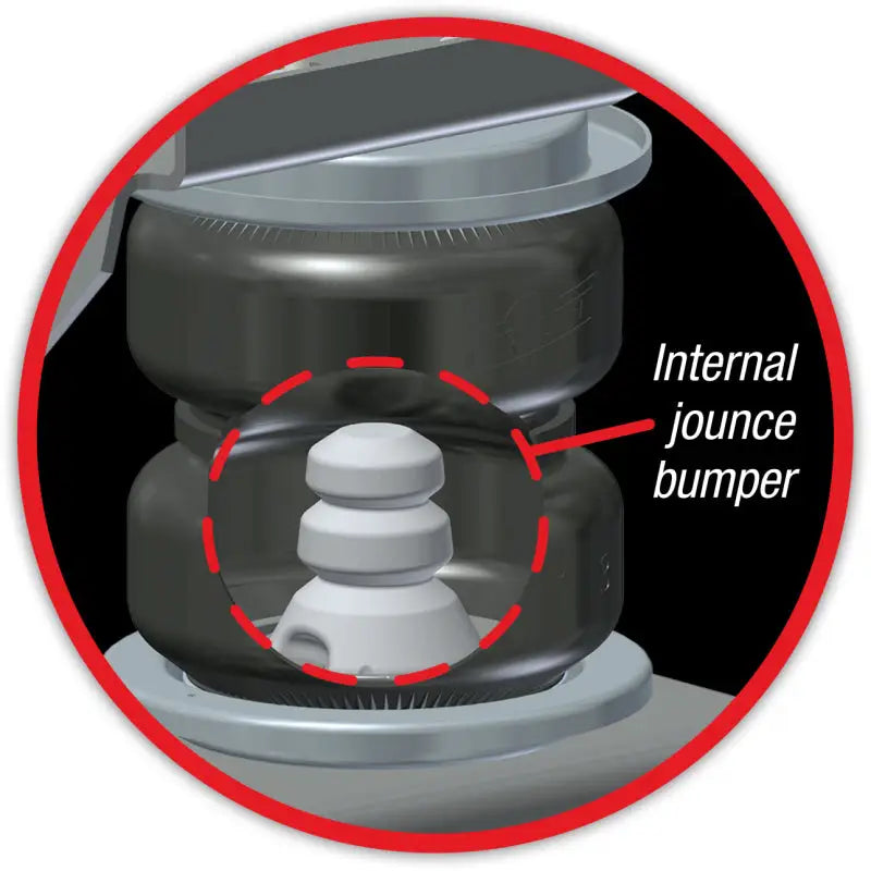 Air Lift Replacement Spring - Loadlifter 5000 Ultimate Bellows Type w/ internal Jounce Bumper - Powersports