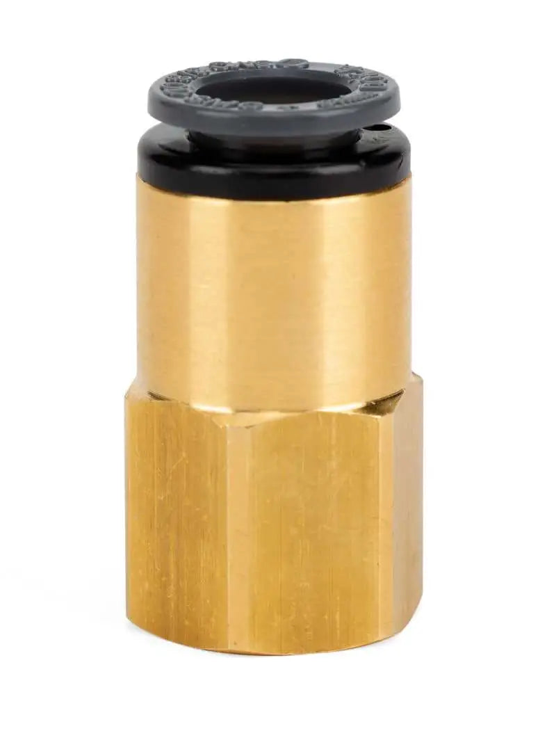 Air Lift Straight Female - 1/4in FNPT X 3/8in PTC - DOT - SMC# KV2F11-35 