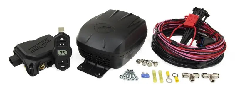 Black electronic air suspension control kit for Air Lift Wireless One 2nd Gen lift wireless system
