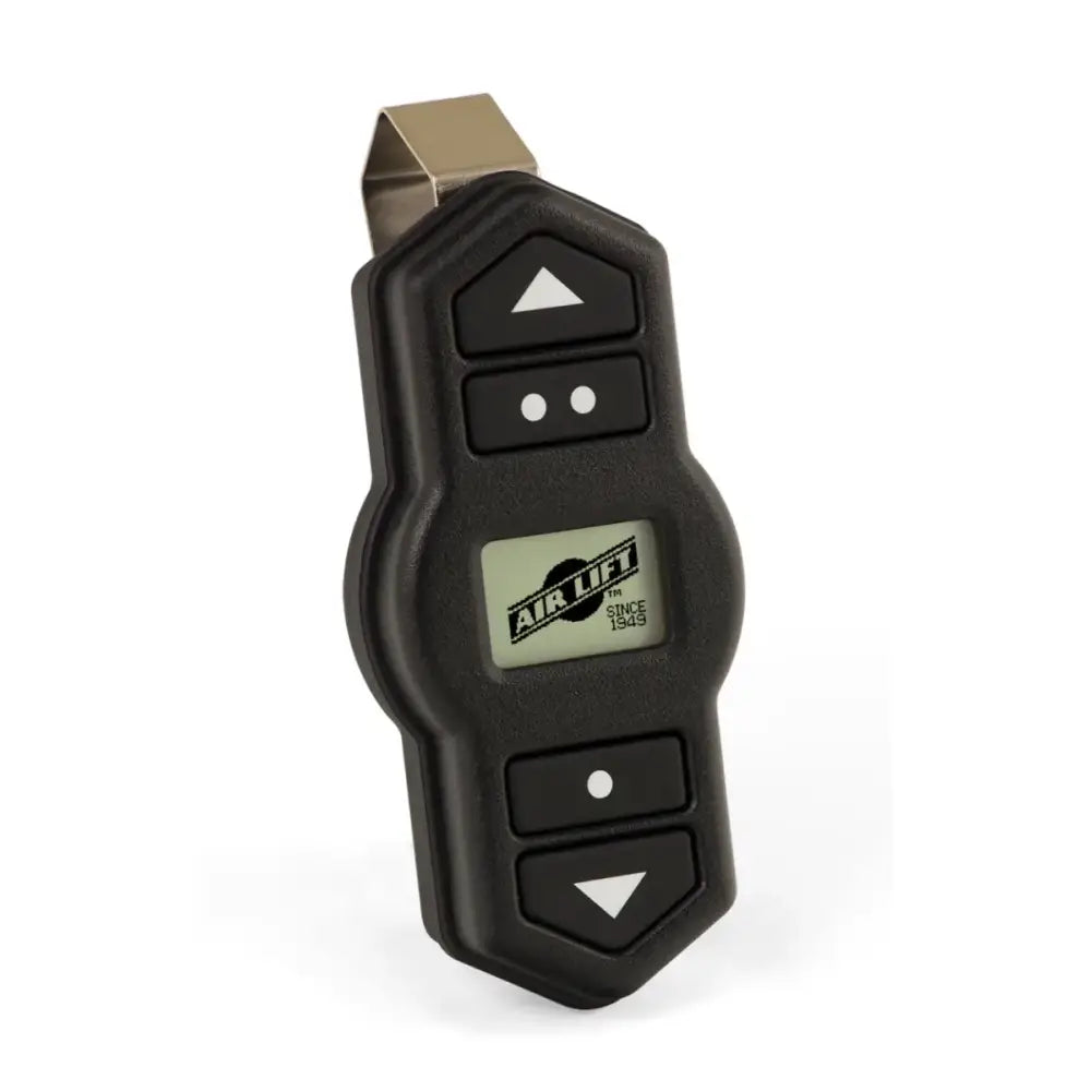 Black Air Lift Wireless remote control with up/down arrows and display for lift wireless system