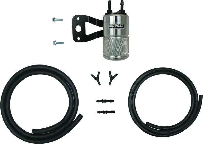 Automotive air oil separator twin cam kit with hoses and fittings for V&H Vo2 Air Cleaner