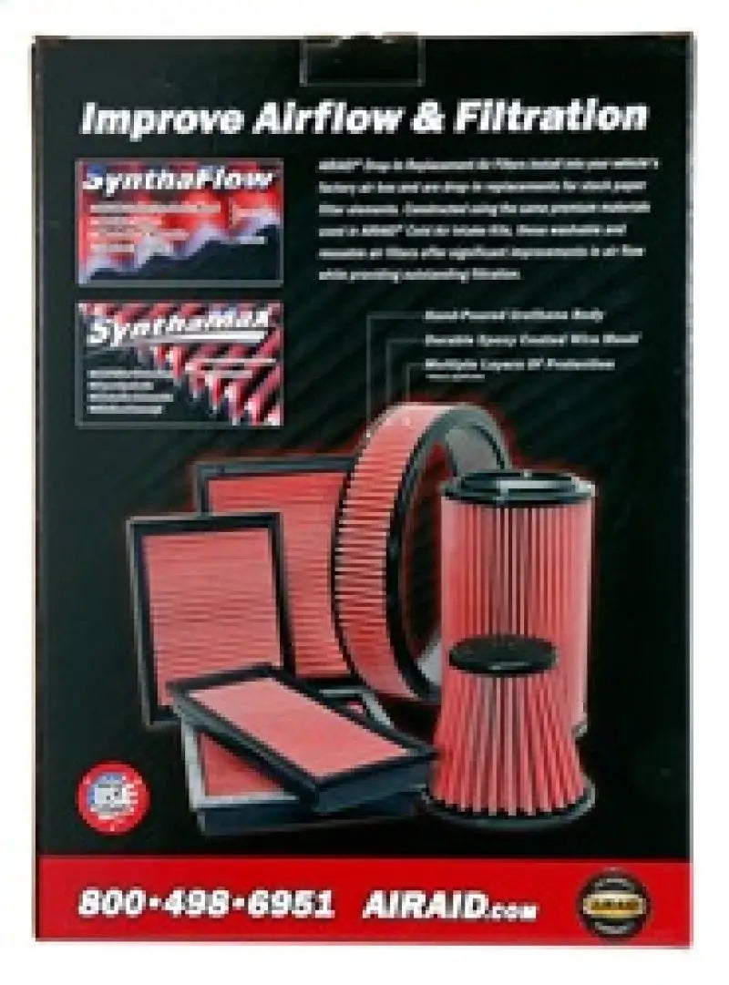Airaid 02-12 Dodge Ram 3.7/4.7/5.7/8.0L / 11-12 1500 3.7/4.7/5.7L Direct Replacement Filter - Truck & Automotive