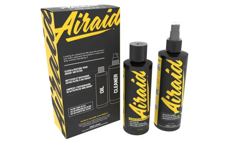 Airaid Renew Kit - 12oz Cleaner / 8oz Squeeze Oil - Yellow - Air Intake Systems