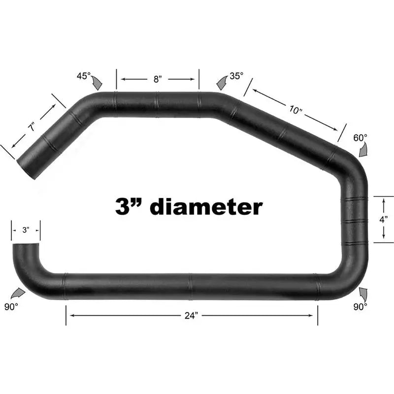 Airaid 100-300 Airaid U-Build-It - 3in Intake Tube