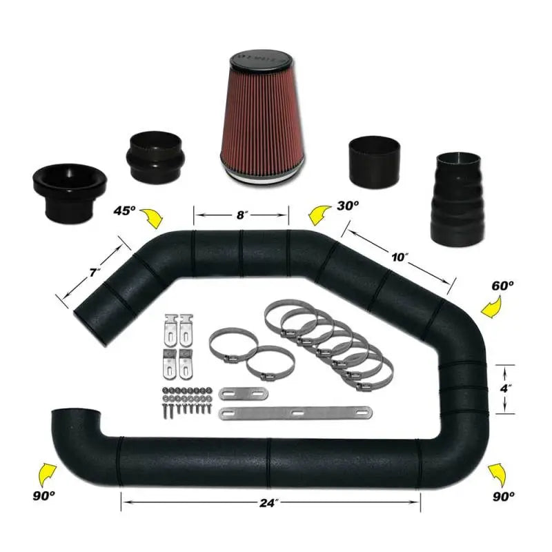Airaid U-Build-It - Universal 4in Master Kit II w/700-469 9in Filter - Truck & Automotive