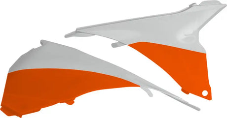 2374121088 ACERBIS Airbox Covers White/Orange