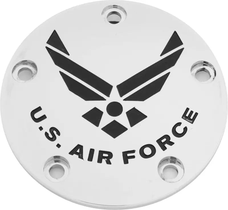 CUSTOM ENGRAVING AIRF04-04 Tc Timer Cover Air Force Chrome