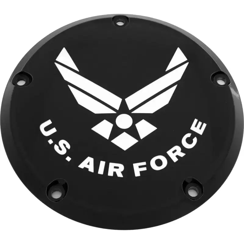CUSTOM ENGRAVING AIRF04-12BG 7 Tc Derby Cover Air Force Black