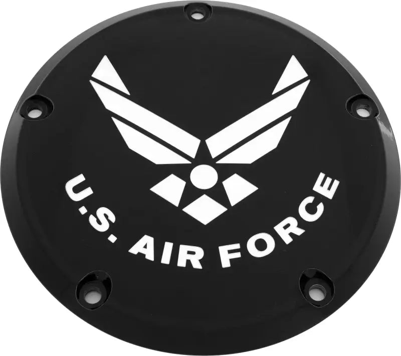 CUSTOM ENGRAVING AIRF04-12BG 7 Tc Derby Cover Air Force Black