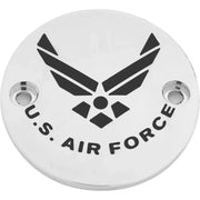 CUSTOM ENGRAVING AIRF04-63 M8 Timer Cover Air Force Chrome