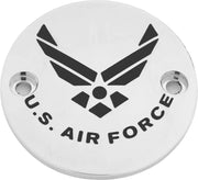 CUSTOM ENGRAVING AIRF04-63 M8 Timer Cover Air Force Chrome