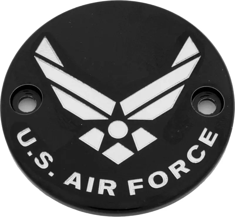 CUSTOM ENGRAVING AIRF04-63BG M8 Timer Cover Air Force Black