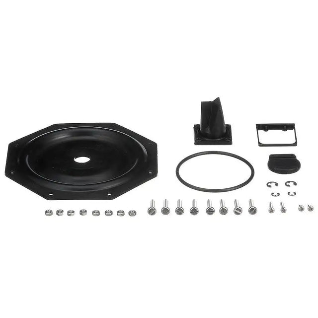Assorted black and silver mechanical parts from the Henderson Mk5 AK8050 Whale Ser Kit