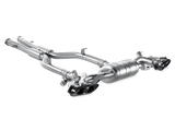 Stainless steel exhaust system for AMG SLS Coupe with Evolution Line Cat and Titanium Tips