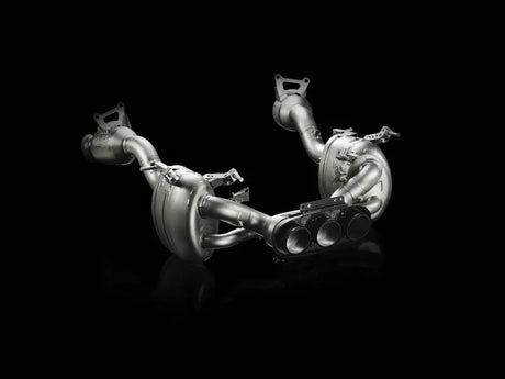 Metal car exhaust system with carbon tips for Ferrari 458 Italia Slip-On Line exhaust