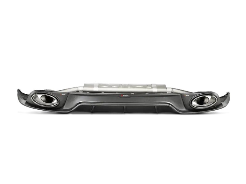 Car exhaust system with carbon titanium tips for Porsche 911 Turbo Slip-On Line