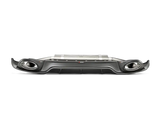 Car exhaust system with carbon titanium tips for Porsche 911 Turbo Slip-On Line