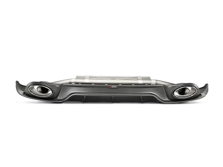 Car exhaust system with carbon titanium tips for Porsche 911 Turbo Slip-On Line