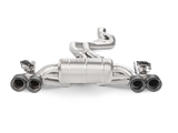 Stainless steel performance exhaust system for BMW M2 F87 Evolution Line Cat with carbon tips