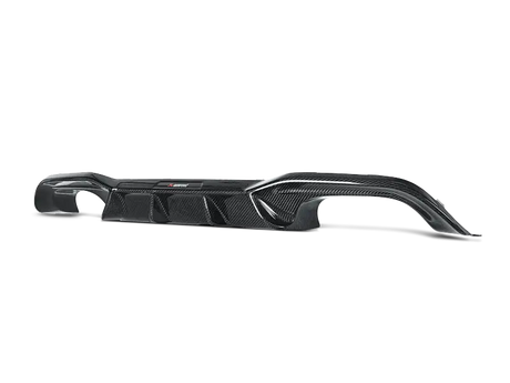 High gloss rear carbon fiber diffuser for BMW M2 F87 by Akrapovic