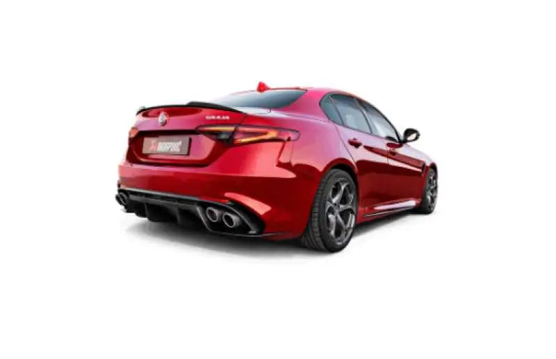 Akrapovic 17-19 Alfa Romeo Giulia Quadrifoglio Evolution Line Cat Back (Titanium) 