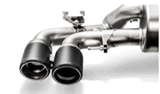 Akrapovic Akrapovic 18+ BMW M5 (F90) Evolution Tail Pipe Set (Carbon) w/ Red/White Akraprovic Logo
