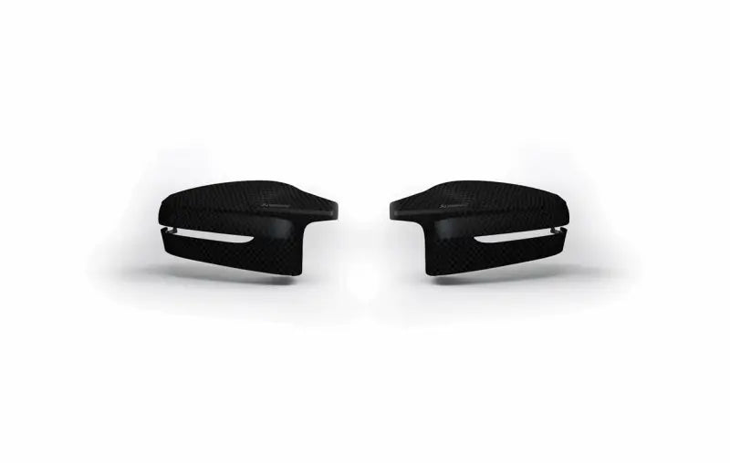 Black mirror cap set for BMW M2 G87, stylish side mirror covers for Akrapovic 2023