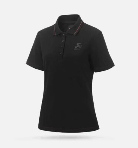 Akrapovic Corpo Polo Black Womens - S - 802138