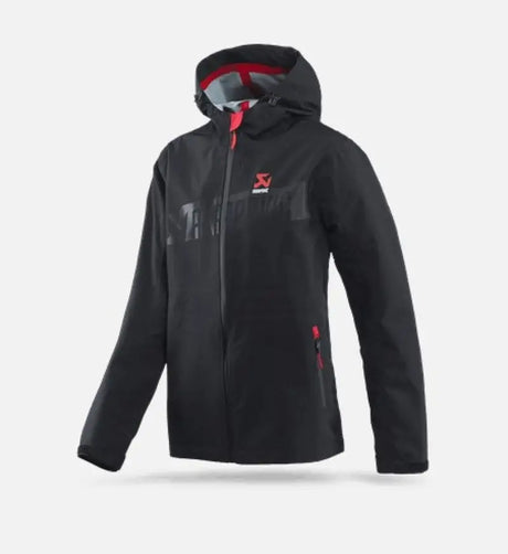Akrapovic Mens Corpo Rain Jacket Black - XL - Apparel