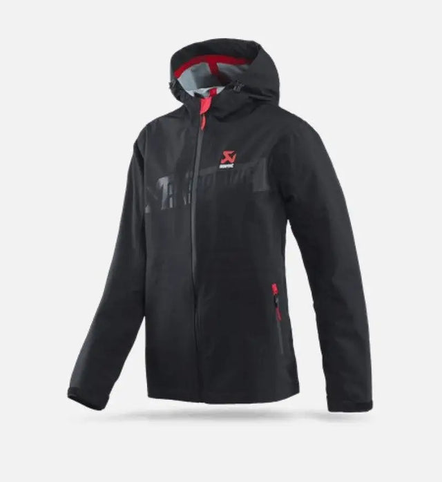 Akrapovic Mens Corpo Rain Jacket Black - XL - Apparel