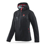 Stay dry with the Akrapovic Womens Corpo Rain Jacket Black - M, featuring a sleek design and functional style.