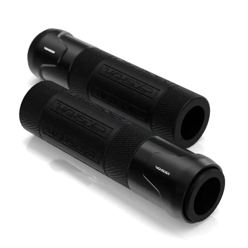 HIGHSIDER Akron Grip Pair Black for Powersports