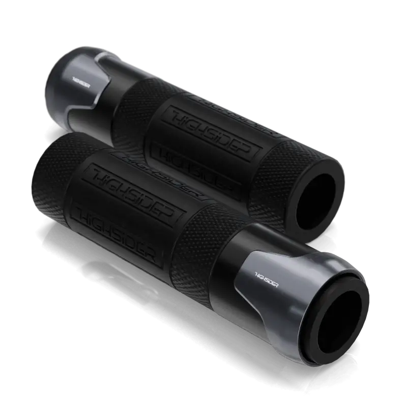 HIGHSIDER Akron Grip Pair Black/Titan for Powersports