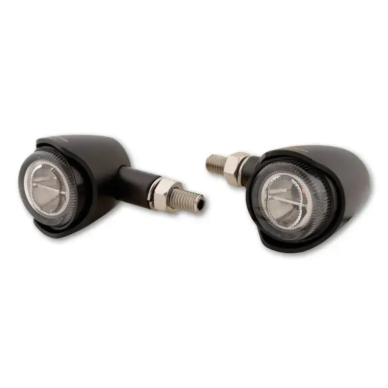 HIGHSIDER Akron X Led Turn Signal Pair Smoked Lens Black for Powersports
