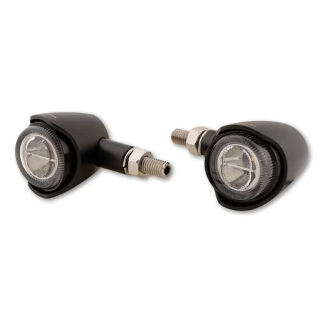 HIGHSIDER Akron X Led Turn Signal Pair Smoked Lens Black for Powersports