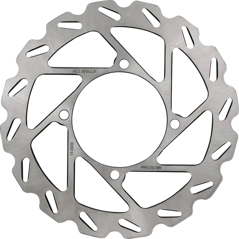 All Balls 18-0009 Brake Rotor made from 420 stainless steel with precision ground surfaces for superior corrosion resistance, ideal for RV, Automotive, Powersports, off-road, marine, exterior, truck accessories, interior, truck bed, RV parts, Powersports, ATV, Parts for Powersports ATV UTV, AVADA - Best Sellers, Must Haves
