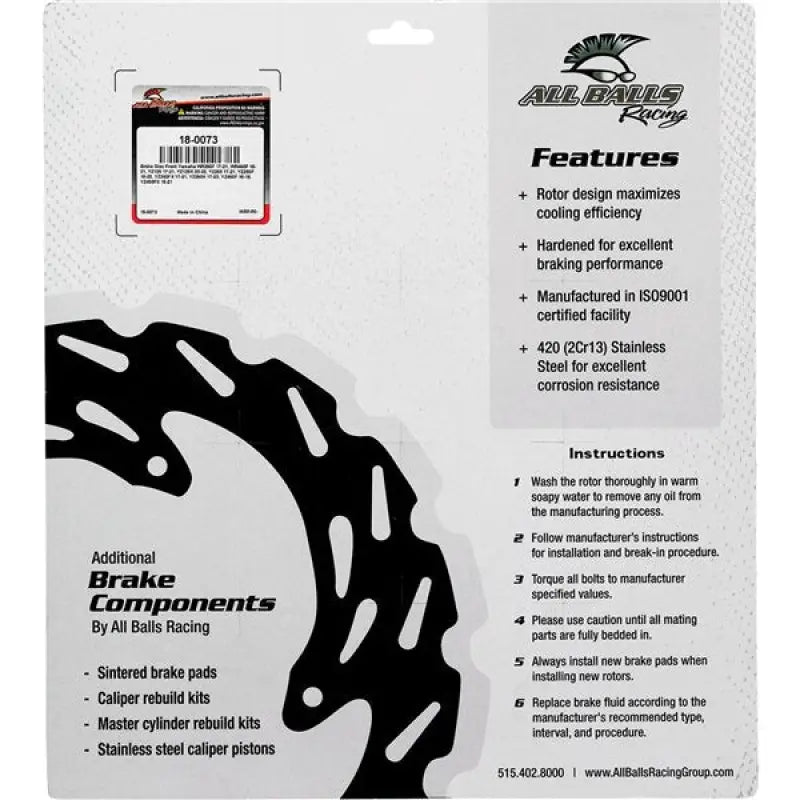 All Balls 18-0073 Brake Rotor - Brakes