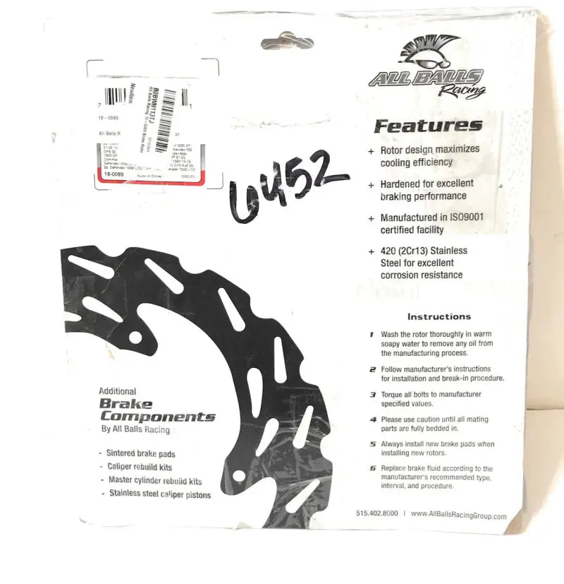 All Balls 18-0089 Brake Rotor - Brakes