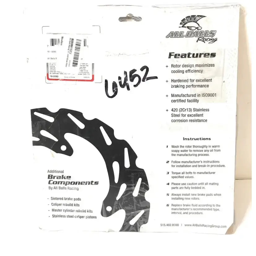 All Balls 18-0089 Brake Rotor - Brakes