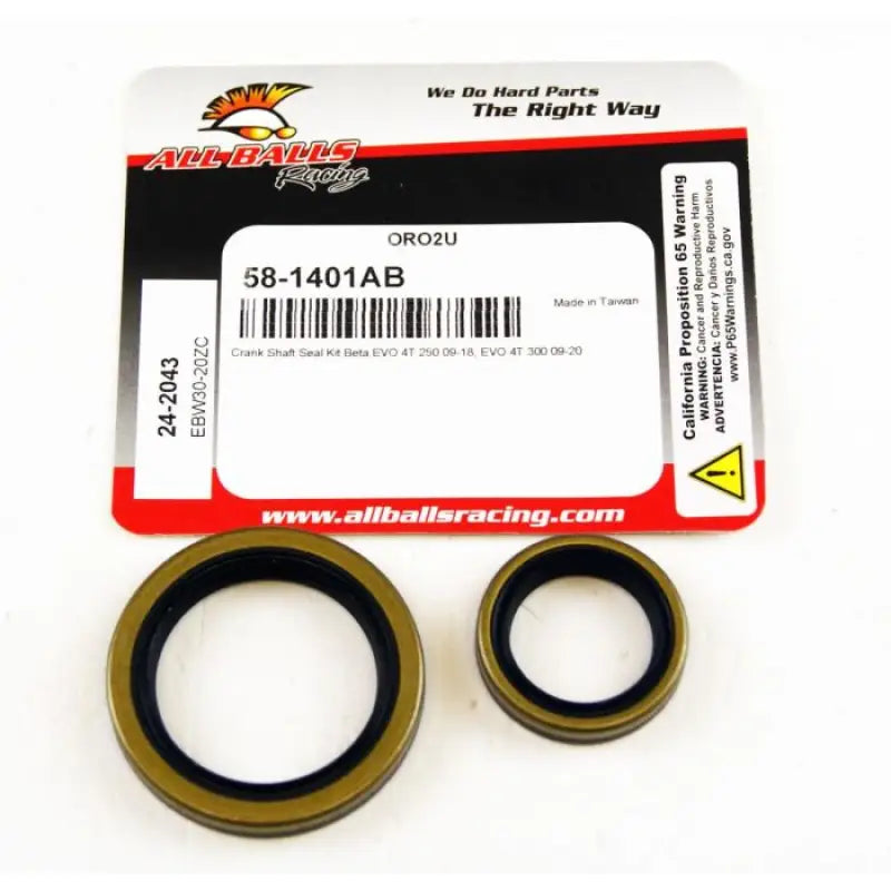 All Balls 24-2043 Crank Shaft Seal Kit