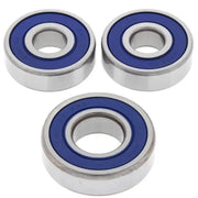 Blue sealed bearings from All Balls 25-1156 wheel bearing kit for smooth rides