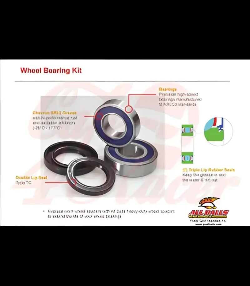 All Balls 25-1554 Wheel Bearing Kit