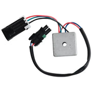 Compact 4-wire Turf Mode relay solid state voltage regulator for motorcycle repair