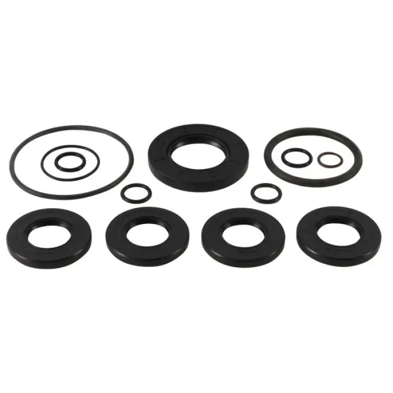 Assorted black rubber seal kit and o-rings for transmission seal kit fitments