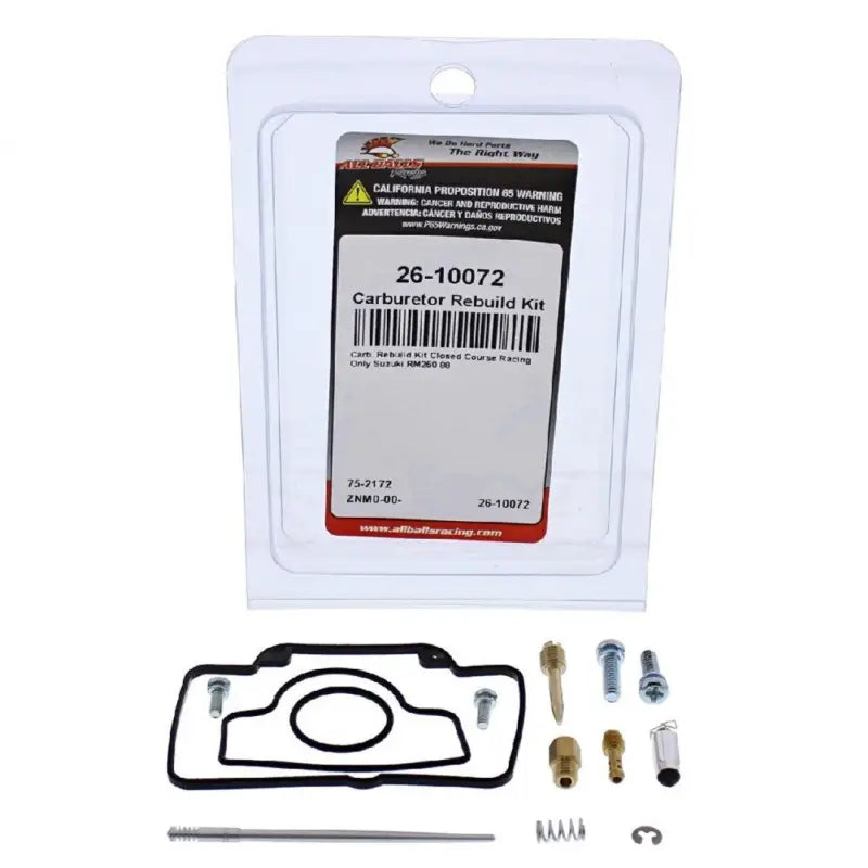 All Balls 26-10072 Carburetor Rebuild Kit