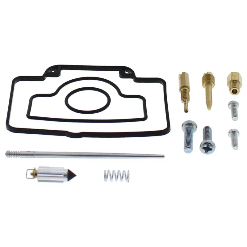 Carburetor rebuild kit with small metal and rubber parts for All Balls 26-1747 rebuild kit